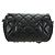 CHANEL Matelasse Pearl Chain Shoulder Bag Lamb Skin Black Gold CC Auth ka4643M Nero D'oro - vista 3