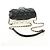CHANEL Matelasse Pearl Chain Shoulder Bag Lamb Skin Black Gold CC Auth ka4643M Nero D'oro - vista 7