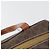 Céline Borsa CELINE Macadam Canvas PVC Pelle Marrone Oro Auth 180639 D'oro - vista 14