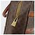 Céline Borsa CELINE Macadam Canvas PVC Pelle Marrone Oro Auth 180639 D'oro - vista 15