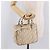 Bolso Christian Dior Trotter Canvas Romantic PVC Beige Plata Auth 184305A - vista 22