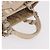 Bolso Christian Dior Trotter Canvas Romantic PVC Beige Plata Auth 184305A - vista 7