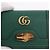 Portafoglio compatto GUCCI Horsebit in pelle verde e oro 659632 Auth 183124M D'oro - vista 12