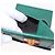 Portafoglio compatto GUCCI Horsebit in pelle verde e oro 659632 Auth 183124M D'oro - vista 17
