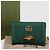 Portafoglio compatto GUCCI Horsebit in pelle verde e oro 659632 Auth 183124M D'oro - vista 21