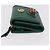 Portafoglio compatto GUCCI Horsebit in pelle verde e oro 659632 Auth 183124M D'oro - vista 5