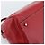Borsa PRADA in pelle rosso argento Auth 183707A - vista 11