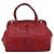 Borsa PRADA in pelle rosso argento Auth 183707A - vista 2