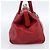 Borsa PRADA in pelle rosso argento Auth 183707A - vista 4