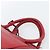 Borsa PRADA in pelle rosso argento Auth 183707A - vista 8