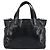 Borsa Miu Miu in pelle vernice 2 modi Nero Argento Auth 182913M - vista 2