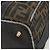 Bolso de Mano FENDI Zucca Canvas Negro Marrón Auténtico 181262 Castaño - vista 11