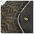 Bolso de Mano FENDI Zucca Canvas Negro Marrón Auténtico 181262 Castaño - vista 14