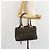 Bolso de Mano FENDI Zucca Canvas Negro Marrón Auténtico 181262 Castaño - vista 26