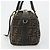 Bolso de Mano FENDI Zucca Canvas Negro Marrón Auténtico 181262 Castaño - vista 4
