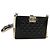 CHANEL Matelasse Boy Chanel Chain Wallet Bag Patent Black Gold CC Auth 181876SAM Nero D'oro