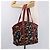 Borsa Tote Salvatore Ferragamo in tela nero e oro Auth 183829 D'oro - vista 22