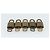 LOUIS VUITTON Set di 10 lucchetti Padlock metallo Gold LV Auth 173150 D'oro - vista 4
