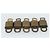LOUIS VUITTON Set di 10 lucchetti Padlock metallo Gold LV Auth 173150 D'oro - vista 5