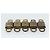 LOUIS VUITTON Set di 10 lucchetti Padlock metallo Gold LV Auth 173150 D'oro - vista 7