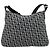 Borsa a tracolla Christian Dior Trotter Canvas Nera Argento Autentica 183317A Nero - vista 2