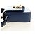 Chloé Chloe Chloe C Handtasche aus Leder 2way Blau Gold Auth 181830M Golden - Ansicht 4