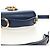 Chloé Chloe Chloe C Handtasche aus Leder 2way Blau Gold Auth 181830M Golden - Ansicht 7