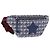 GUCCI Sherry Line Waist bag Canvas Navy Silver Red 502095 Auth 183093M Argento Rosso Blu navy