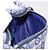 GUCCI Sherry Line Waist bag Canvas Navy Silver Red 502095 Auth 183093M Argento Rosso Blu navy - vista 19