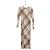 Reformation Vestido marrón Castaño
