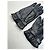 Vintage Chloé Lederhandschuhe mit Schnalle Schwarz Silber - Ansicht 9
