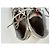 Vintage Prada Leather Mesh Sneakers White Grey EU8 - view 10