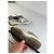 Vintage Prada Leather Mesh Sneakers White Grey EU8 - view 12