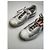 Vintage Prada Leather Mesh Sneakers White Grey EU8 - view 5