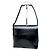 Vintage Givenchy Lederschultertasche Schwarz Silber