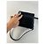 Vintage Givenchy Lederschultertasche Schwarz Silber - Ansicht 8