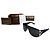 Occhiali da Sole Gucci Vintage Wide Arm Nero Oro c. 2000