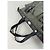 Céline Vintage Celine Nylon Tote mit Lederbesatz Olive Black Grün - Ansicht 13