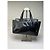 Vintage Givenchy Ledertasche Schwarz Silber - Ansicht 11