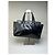 Vintage Givenchy Ledertasche Schwarz Silber - Ansicht 2