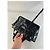 Vintage Givenchy Ledertasche Schwarz Silber - Ansicht 8