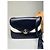 Céline Bolso de hombro de cuero vintage Celine Navy White Gold Azul marino - vista 14
