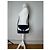 Céline Bolso de hombro de cuero vintage Celine Navy White Gold Azul marino - vista 4