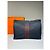 Hermès Vintage Hermes Kosmetikbeutel aus Baumwolle Marine Dunkelrot Silber - Ansicht 6