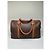Céline Vintage Celine Macadam Canvas Bowling Bag Braun Tan - Ansicht 2