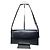 Vintage Givenchy Lederschultertasche Schwarz Silber
