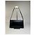 Vintage Givenchy Lederschultertasche Schwarz Silber - Ansicht 13