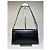 Vintage Givenchy Lederschultertasche Schwarz Silber - Ansicht 2