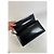 Vintage Givenchy Lederschultertasche Schwarz Silber - Ansicht 5