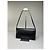 Vintage Givenchy Lederschultertasche Schwarz Silber - Ansicht 7